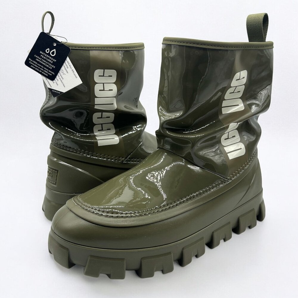 UGG Classic Brellah Mini Boot Women's Size US 7 Burnt Olive
